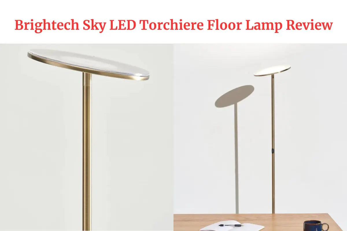 Brightech Sky LED Torchiere Super Bright Floor Lamp - Contemporary