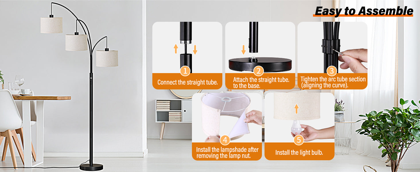 SUNMORY Floor Lamp Assembly Complete Guide