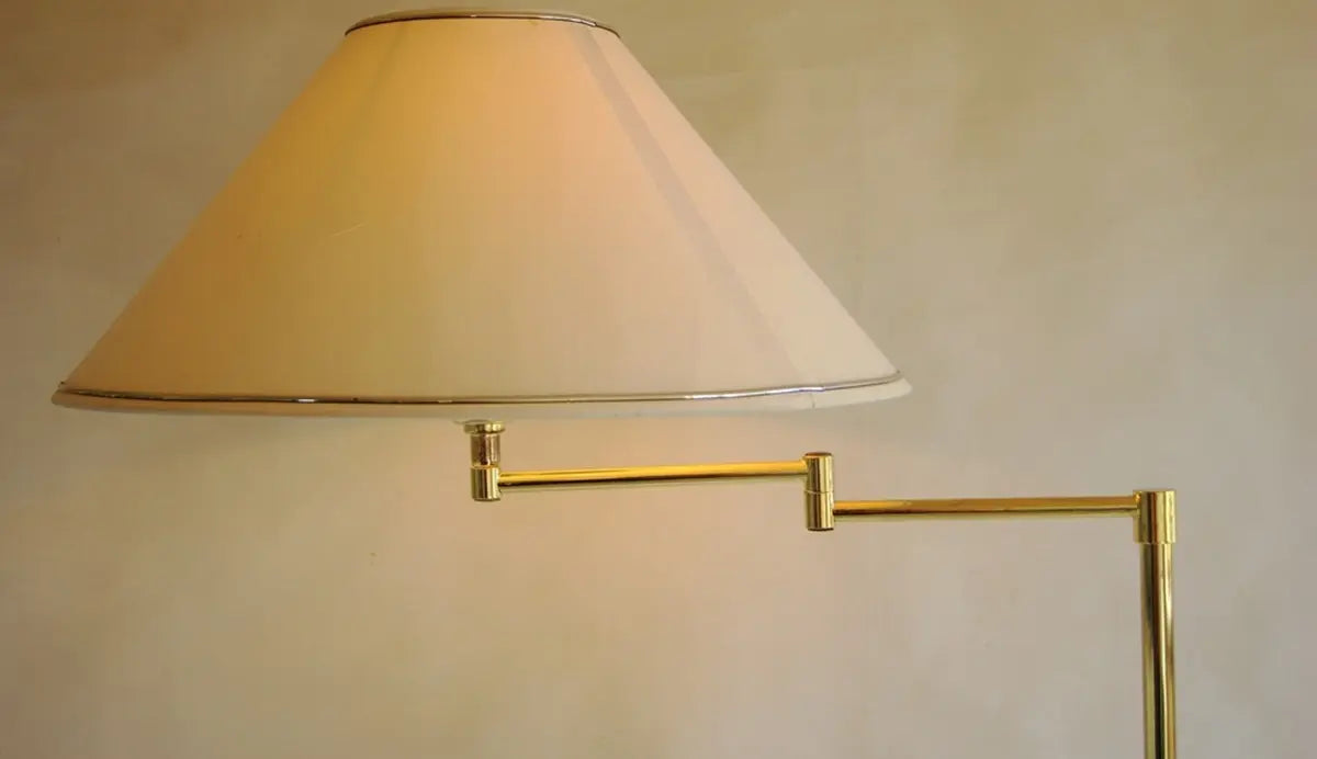 brass floor lamp