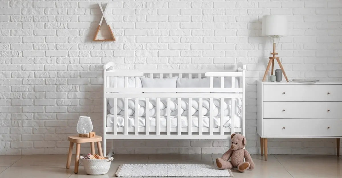 Interior of spacious nursery