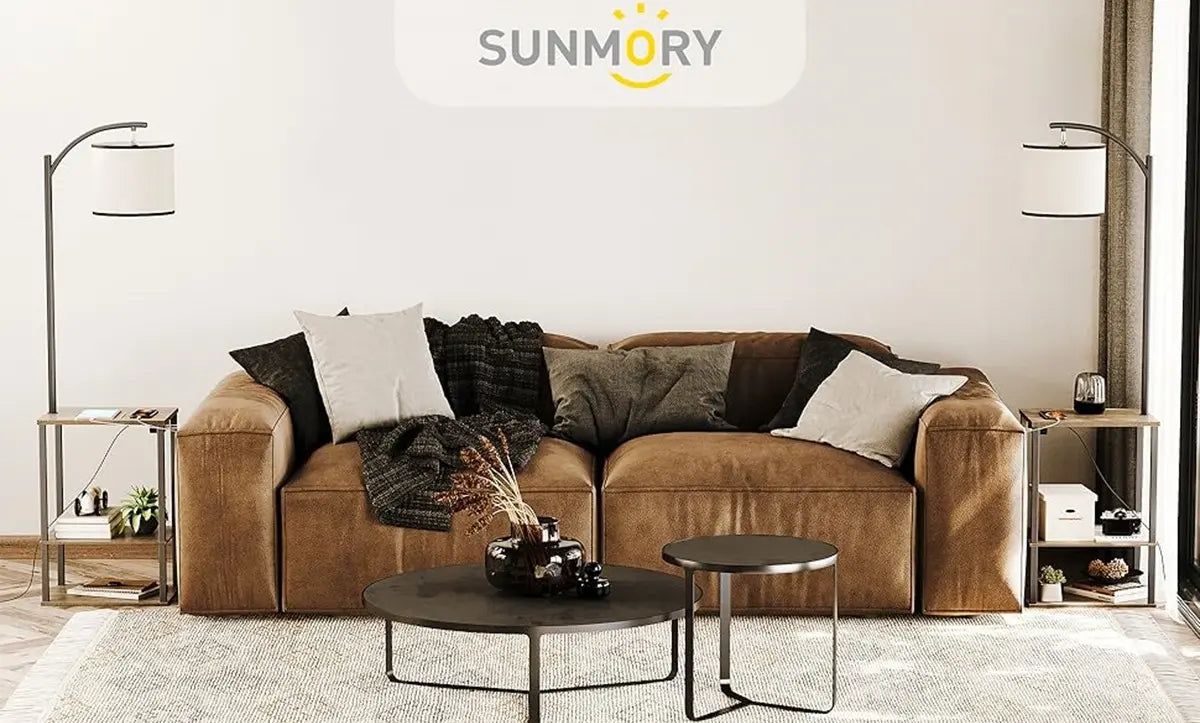 SUNMORY Floor Lamp with Table