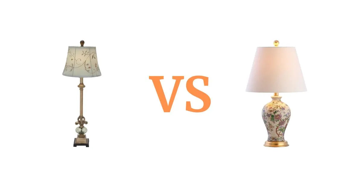 Buffet Lamp vs. Table Lamp