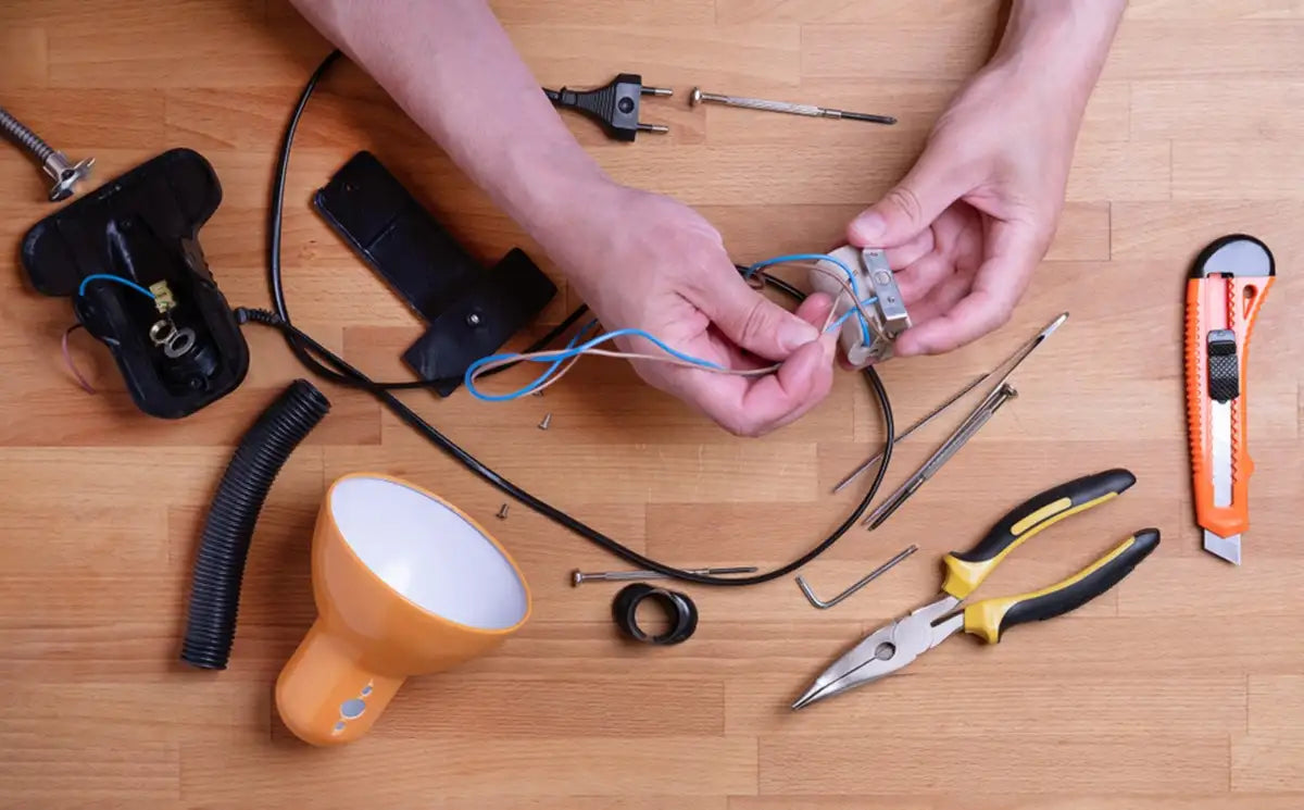 Rewiring a Table Lamp