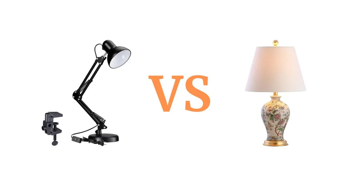 Desk Lamp vs. Table Lamp