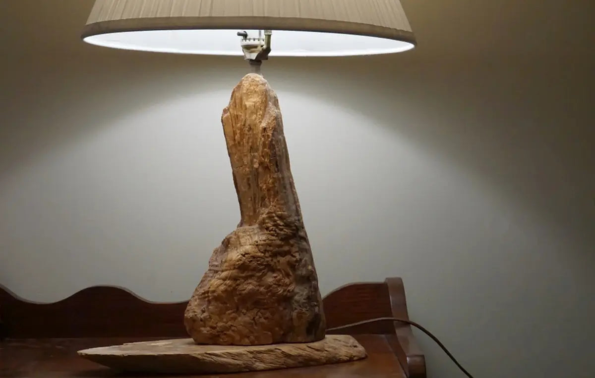 Driftwood table lamp