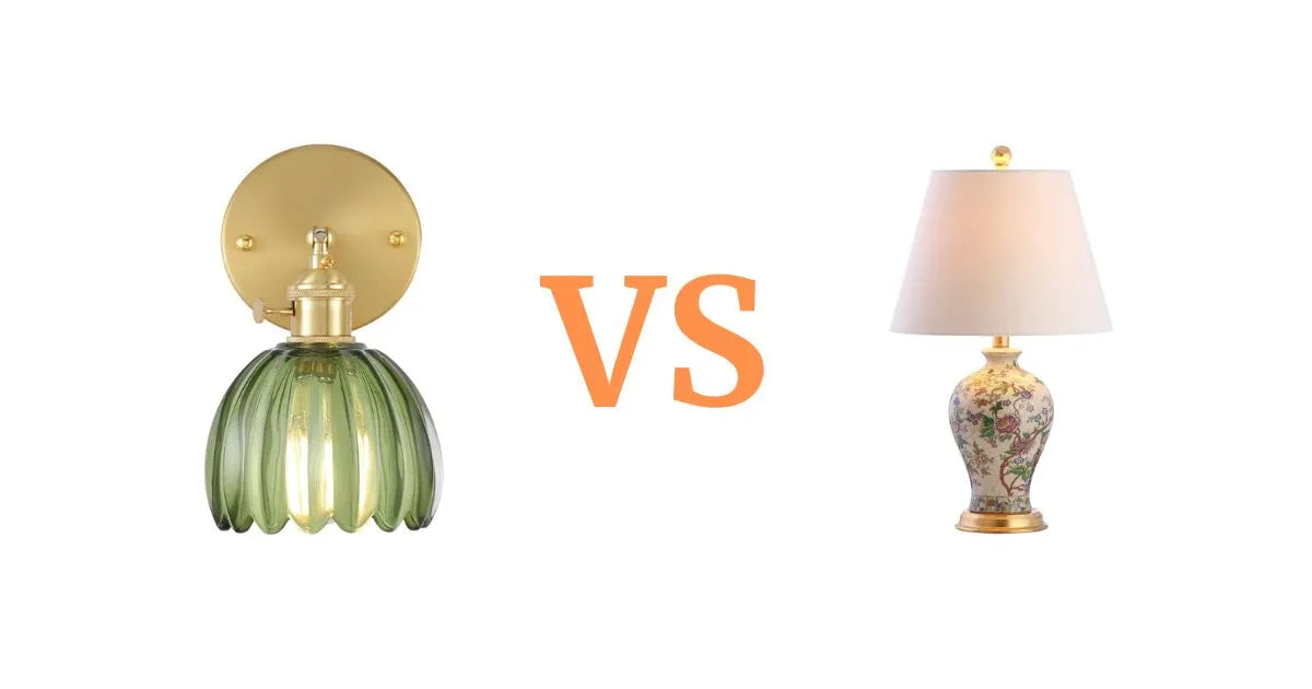 Wall Sconce vs. Table Lamp