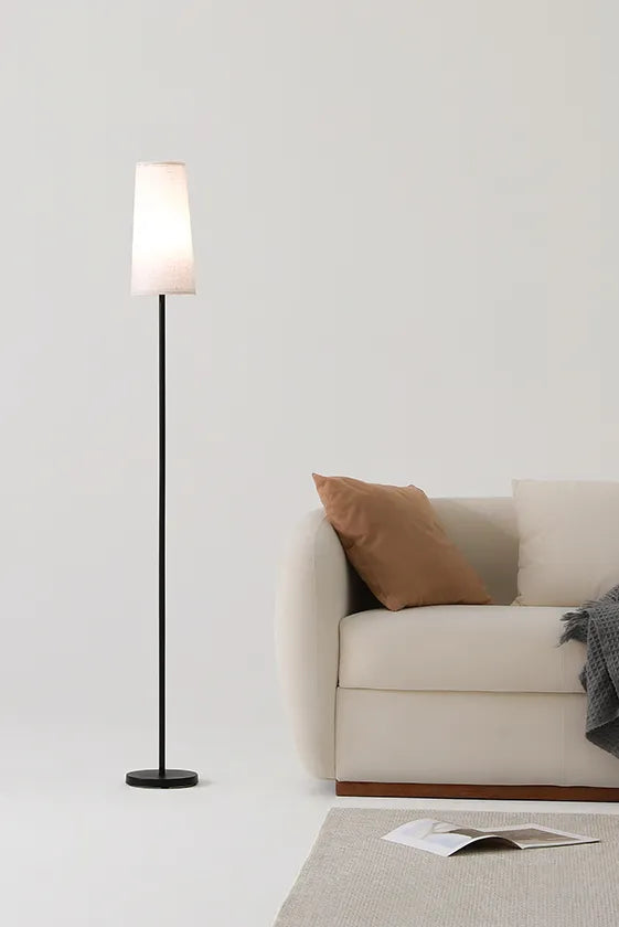 floor lamp with modern aesthetic #Color_White