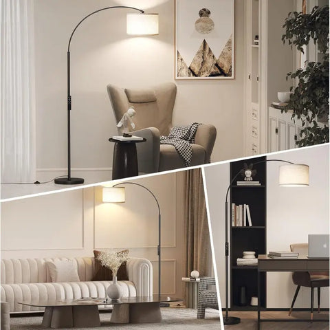 Arc Floor Lamps for Living Room, Modern Tall Standing Lamp Remote  Control,Stepless Dimmable Gold Flo…See more Arc Floor Lamps for Living  Room, Modern
